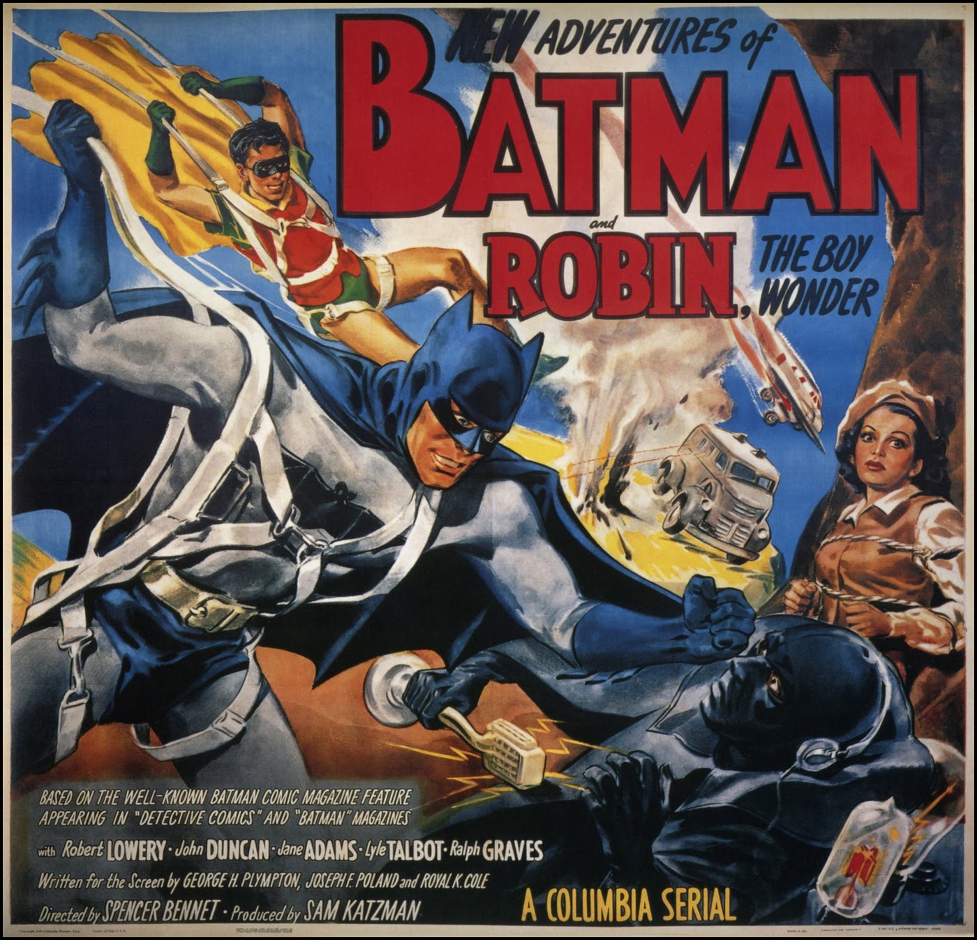 Batman and Robin: Amazingly Awful 1949 Columbia Pictures Serial -  Candlelight Stories